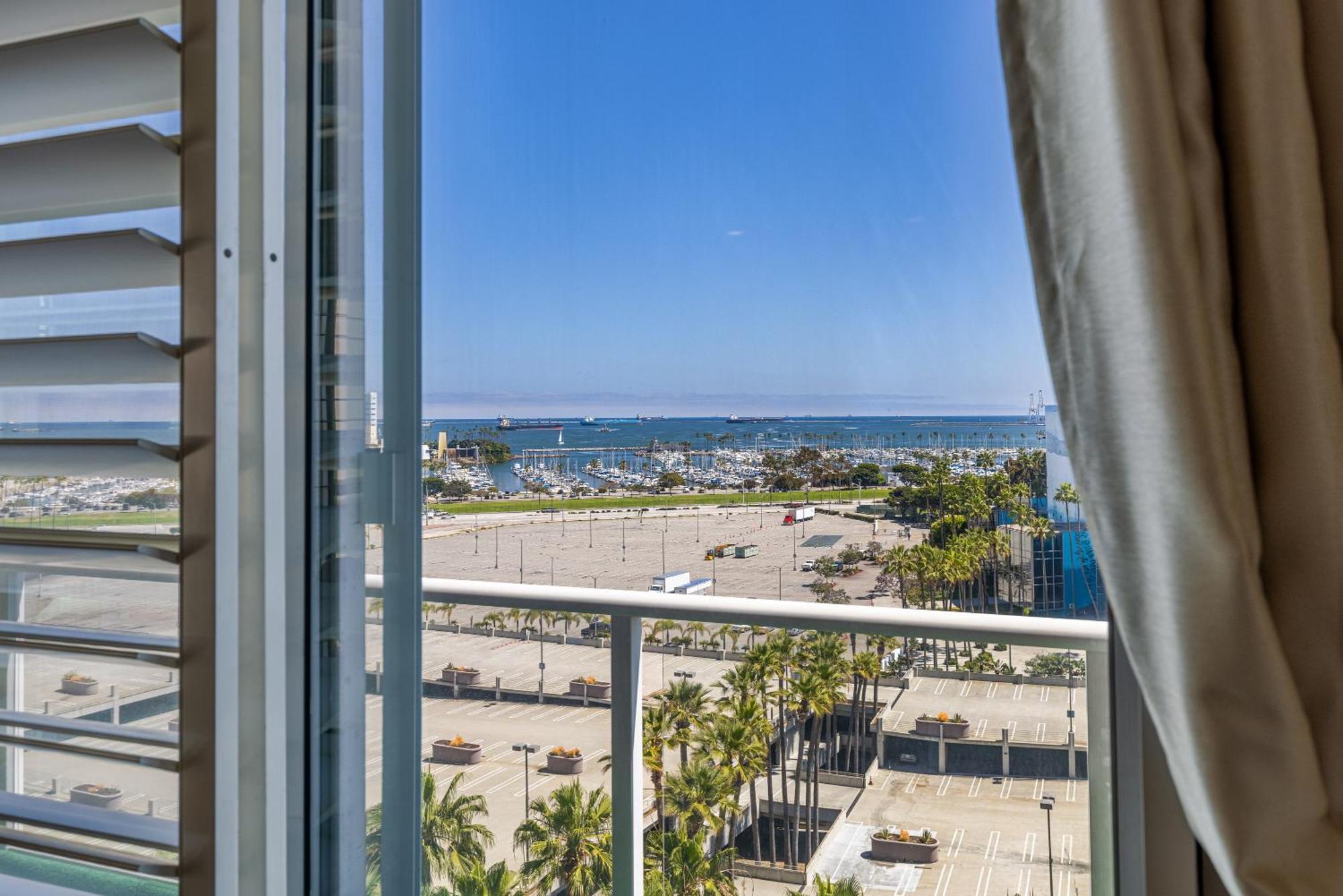 شقة 2 Bed Ocean View Balconys Corner Unit Lb Convention Center لونغ بيتش، كاليفورنيا المظهر الخارجي الصورة